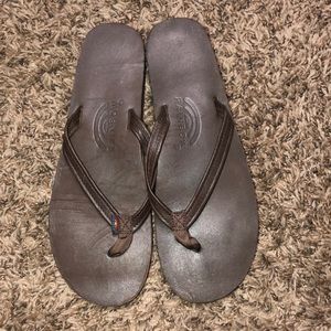 Rainbow sandals like new